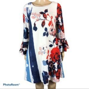 Anthropologie MAEVE floral sweater dress